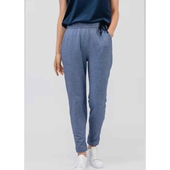 Ministry of Supply Women's Fusion Terry Jogger in Indigo Jogger size L NWT - Picture 1 of 4